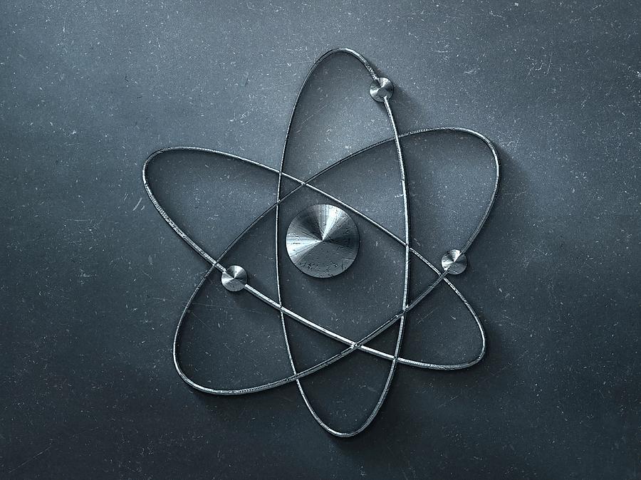 Metallic Atom On Concrete Photograph by Photostock-israel/science Photo Library