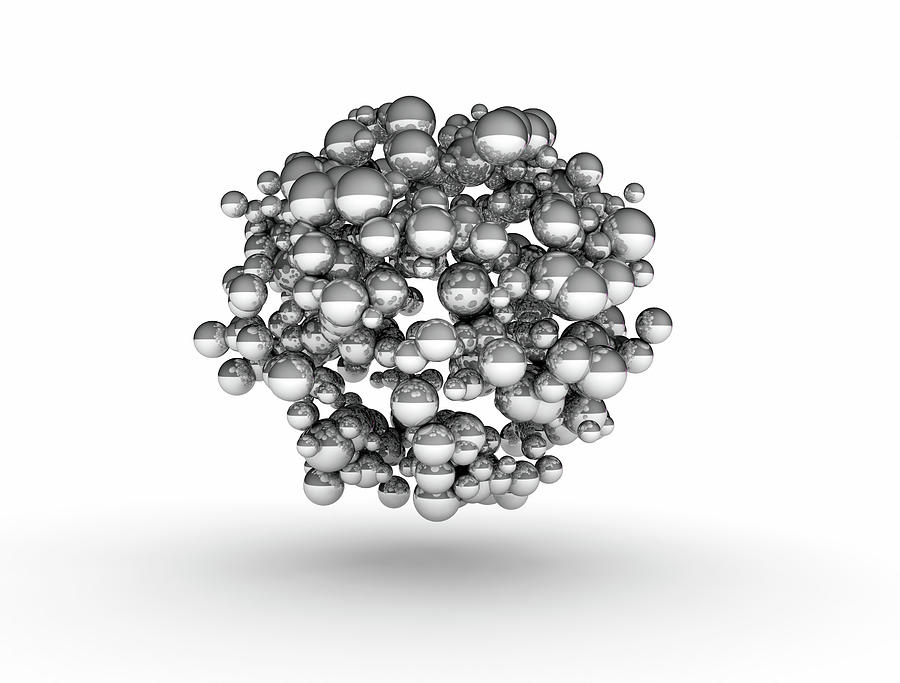 Metallic Spheres Photograph by Jesper Klausen / Science Photo Library