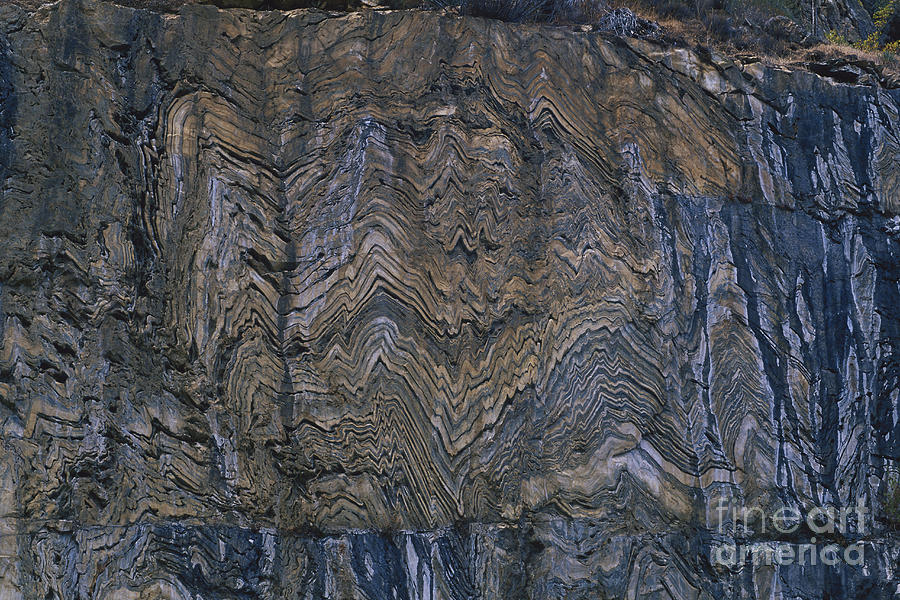 Marble Photograph - Metamorphic Rocks by Gregory G. Dimijian, M.D.
