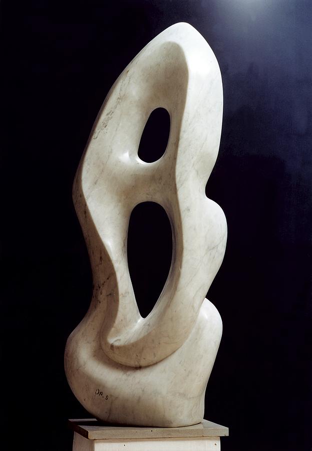 Abstract Sculpture - Metaphysical shape by Shimon Drory