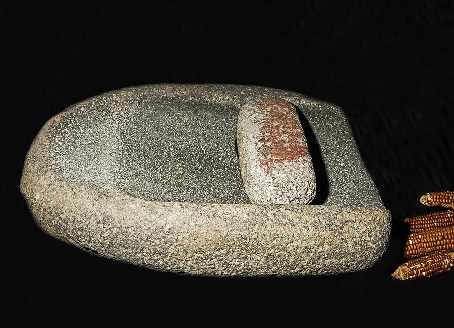 Metate And Mano Stone Tool Photograph by Millard H. Sharp
