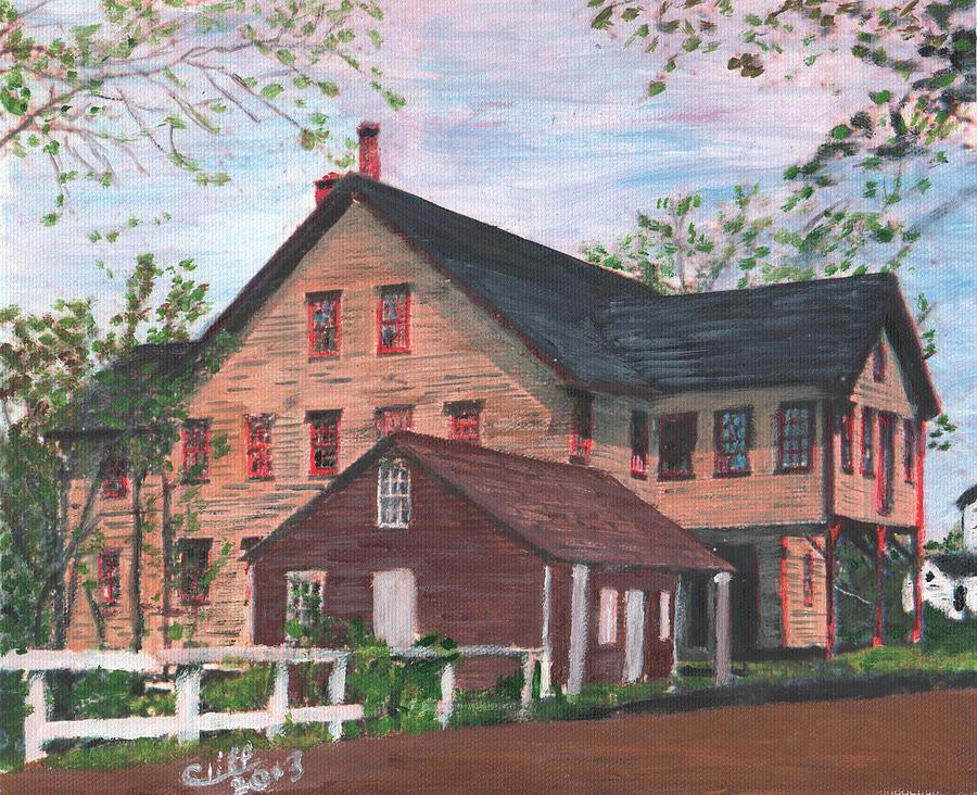 Metcalfs Mill Painting by Cliff Wilson