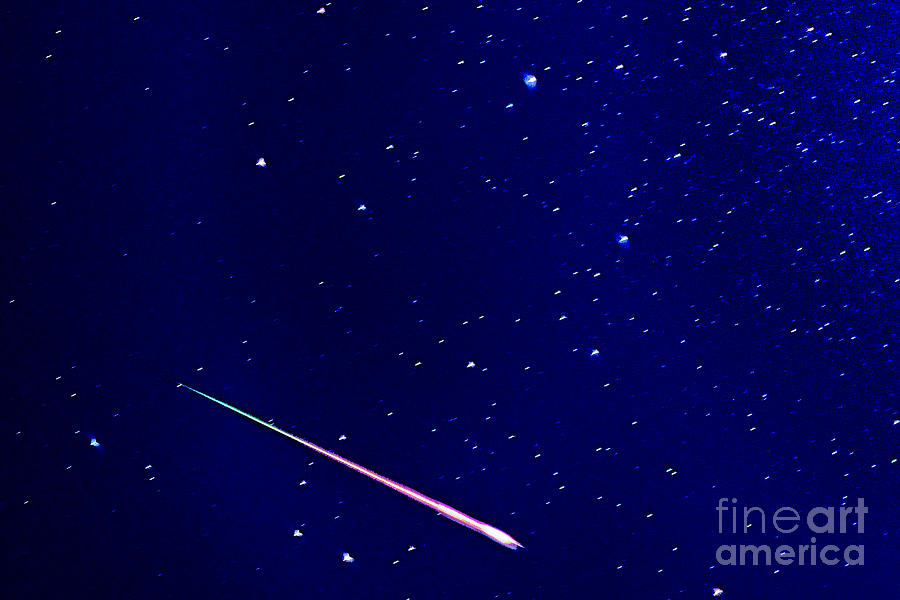 Meteor Eta Aquarid Meteor Shower Photograph by Thomas R Fletcher