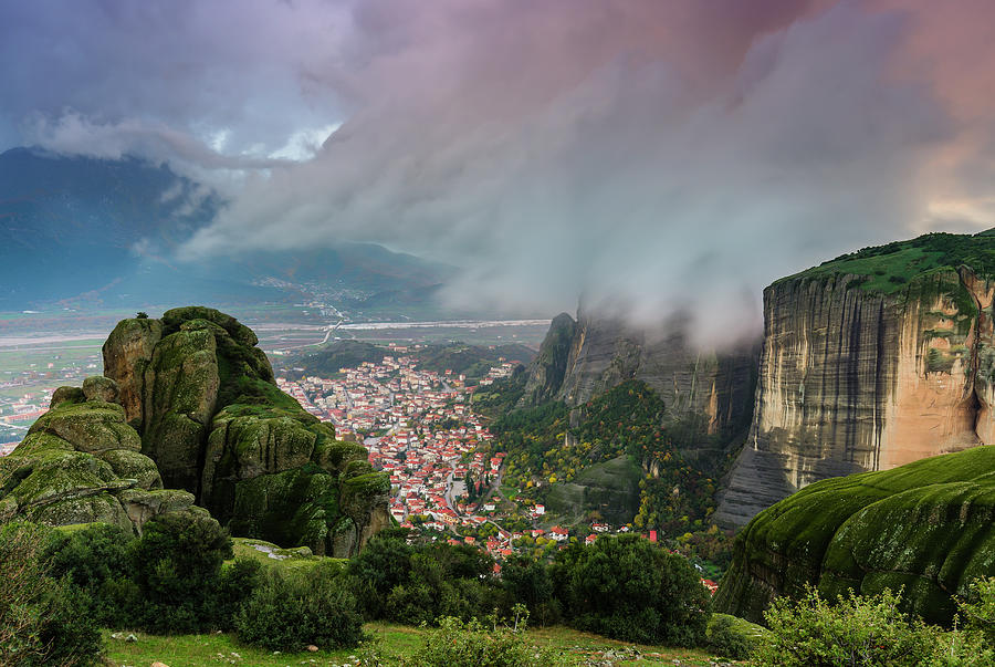 Meteora Photograph by George Papapostolou Photographer