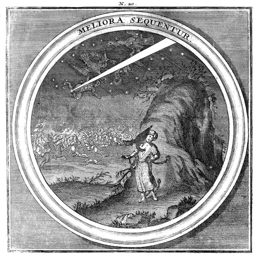 Meteorologia, Celestial Event, 1709 Photograph by Science Source