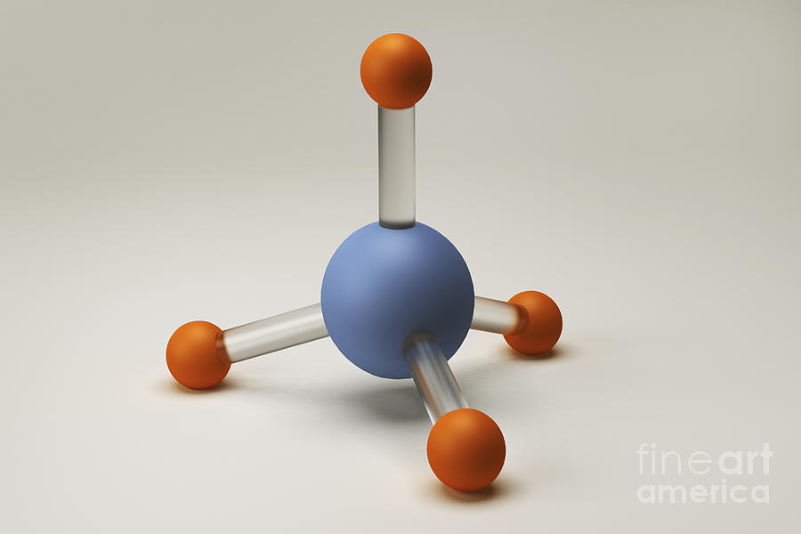 Methane Molecule Photograph by Science Picture Co