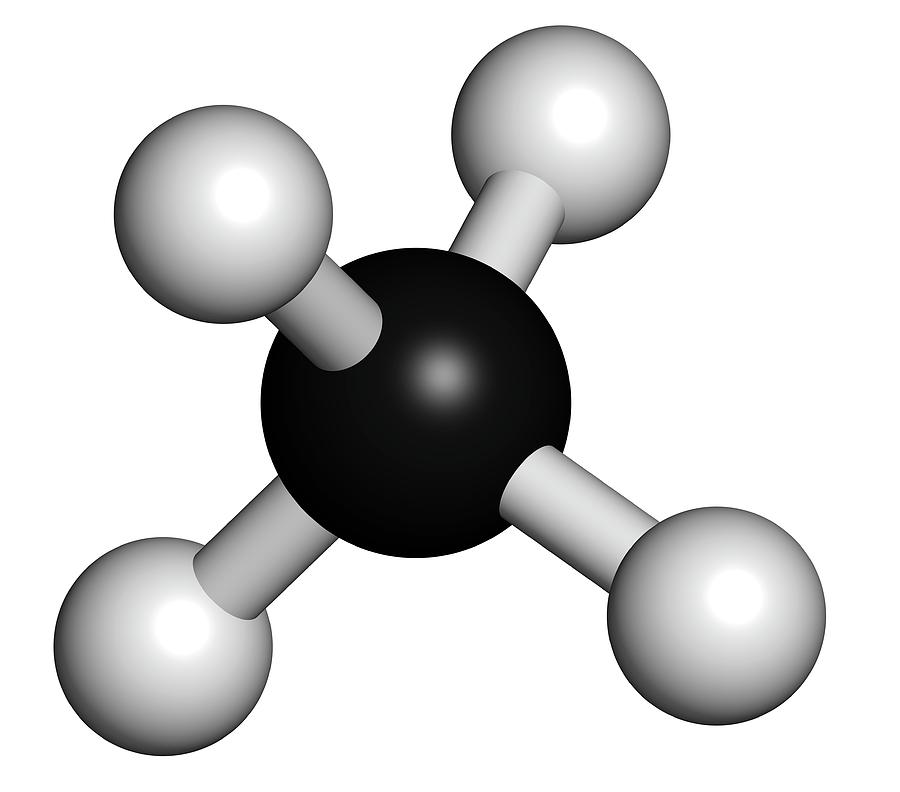 Methane Natural Gas Molecule Photograph by Molekuul - Pixels