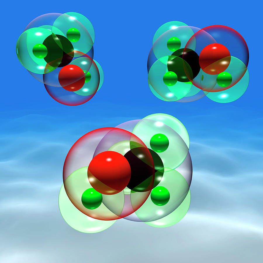 Methanol Alcohol Molecules Photograph by Russell Kightley/science Photo ...