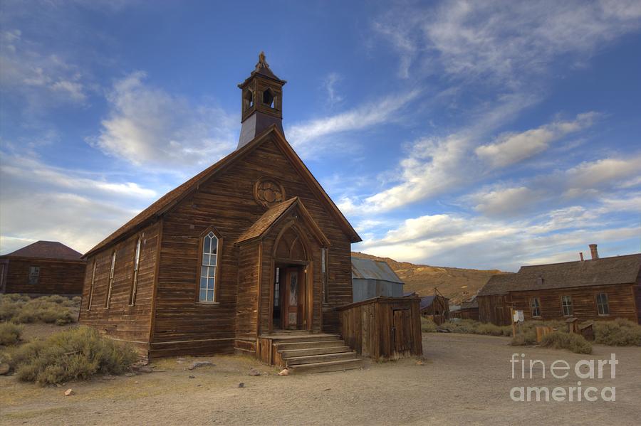 Methodist Church in Bodie Photograph by Crystal Nederman