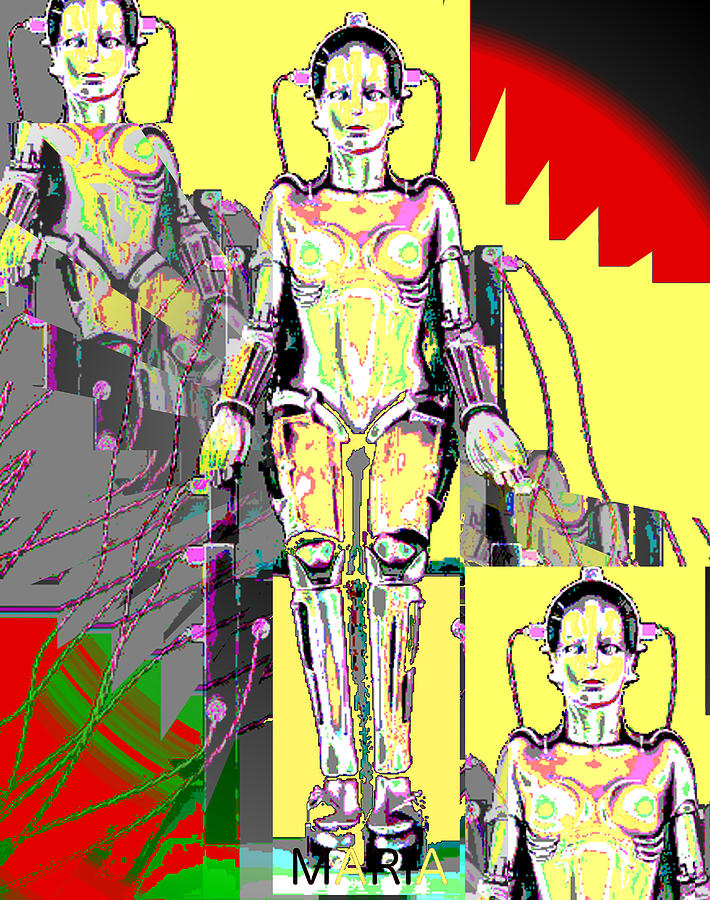 Science Fiction Photograph - Metropolis Maria The Robot Electric by Stephen Peace