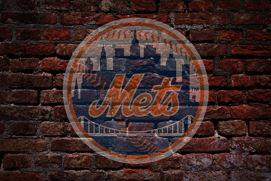 Mets Baseball Graffiti on Brick  Photograph by Movie Poster Prints