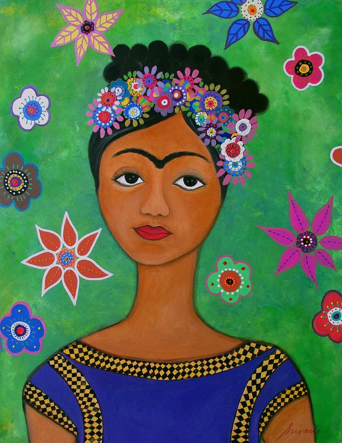 Virgin Painting - Mexican Artist Frida Kahlo by Pristine Cartera Turkus