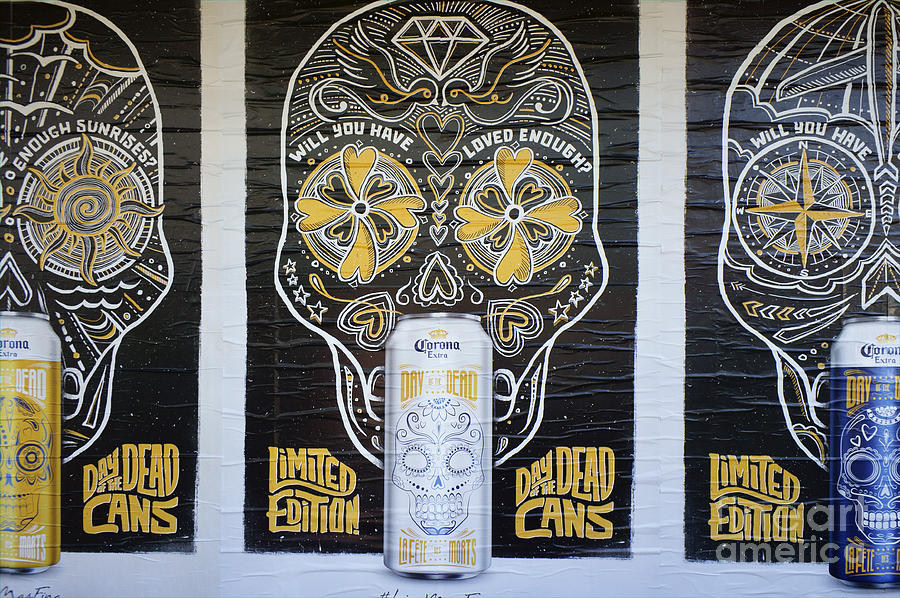 Mexican Beer Cans Posters Photograph by John  Mitchell