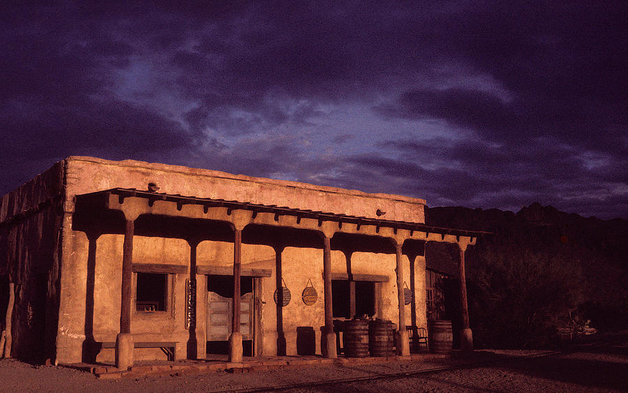 Mexican cantina Rio Lobo set Old Tucson Arizona 1971-1980 Photograph by David Lee Guss
