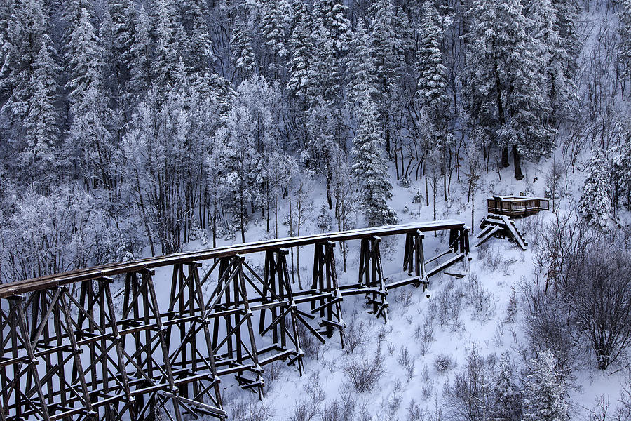 Mexican Canyon Trestle Photograph by Diana Powell