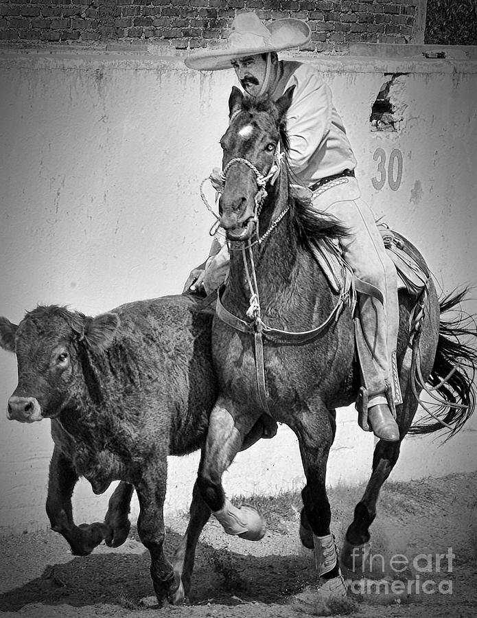 Mexican Cowboy Photograph by Barry Weiss