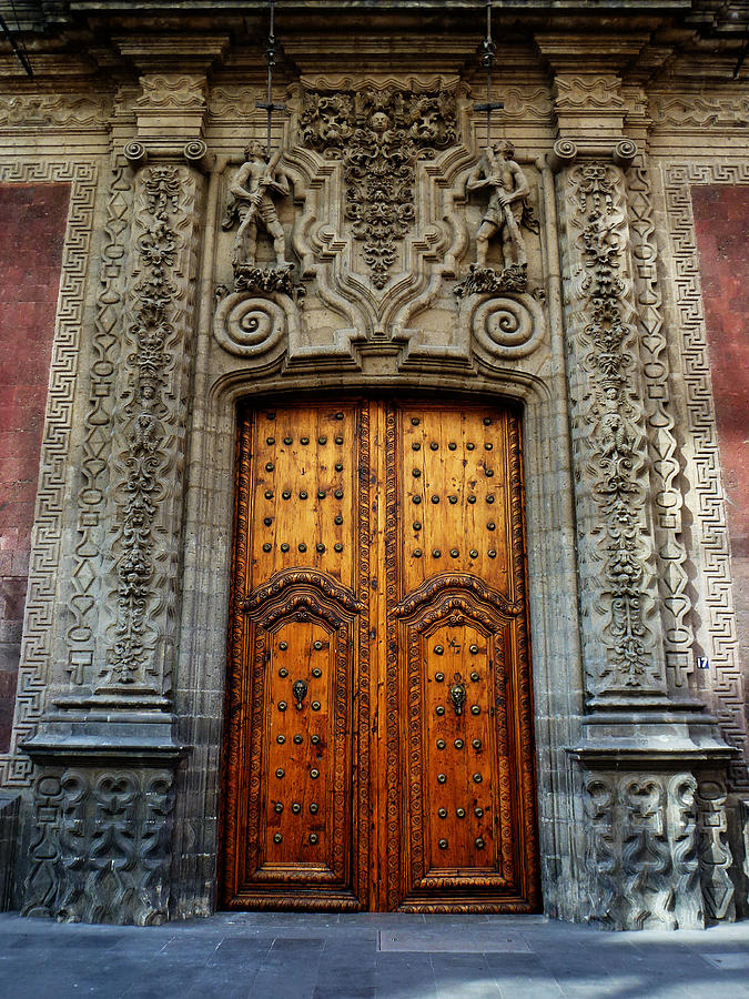 Mexican Door 66 Photograph by Xueling Zou