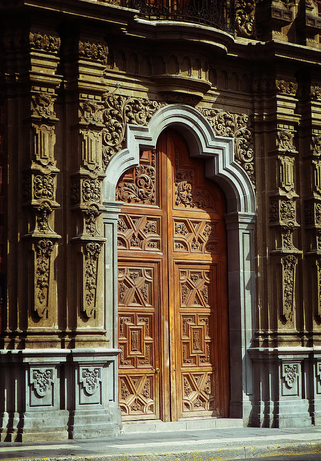 Mexican Door 69 Photograph by Xueling Zou