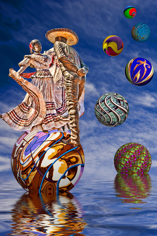 Mexican Fantasy Digital Art by Maria Coulson