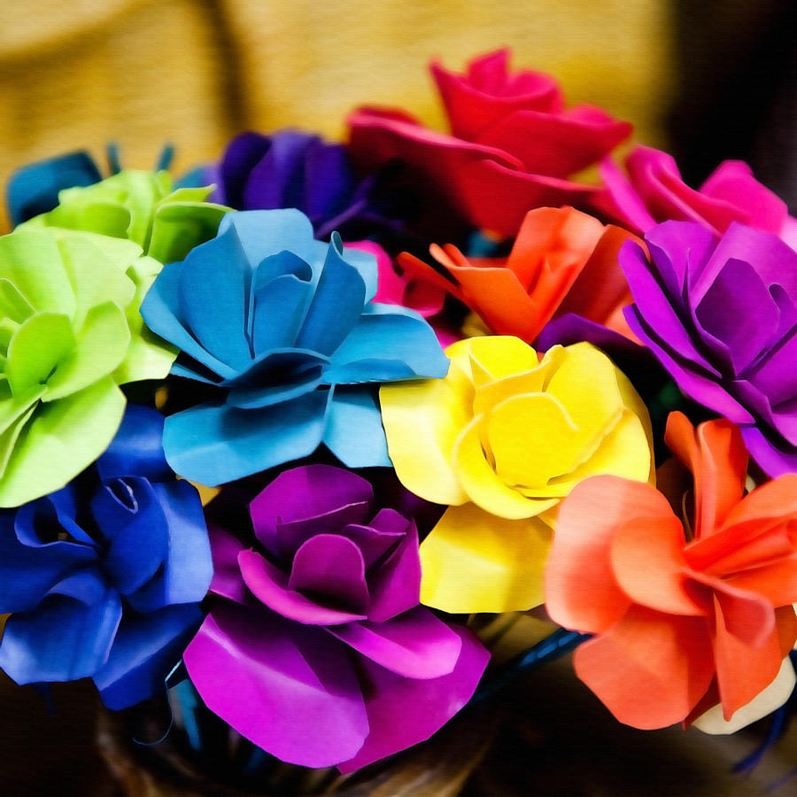 Mexican Flower Bouquet Photograph by Art Block Collections - Fine Art