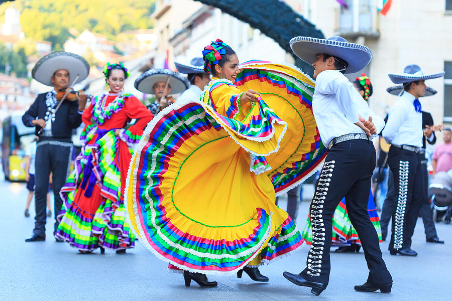 Mexican Group participating in festival Photograph by Valentinrussanov
