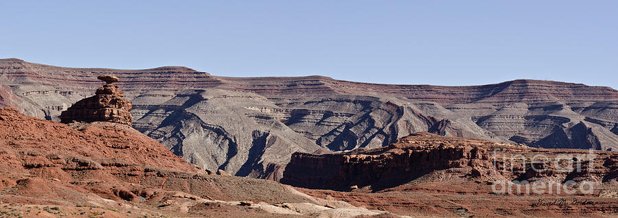 Mexican Hat Utah Panorama Photograph by David Gordon