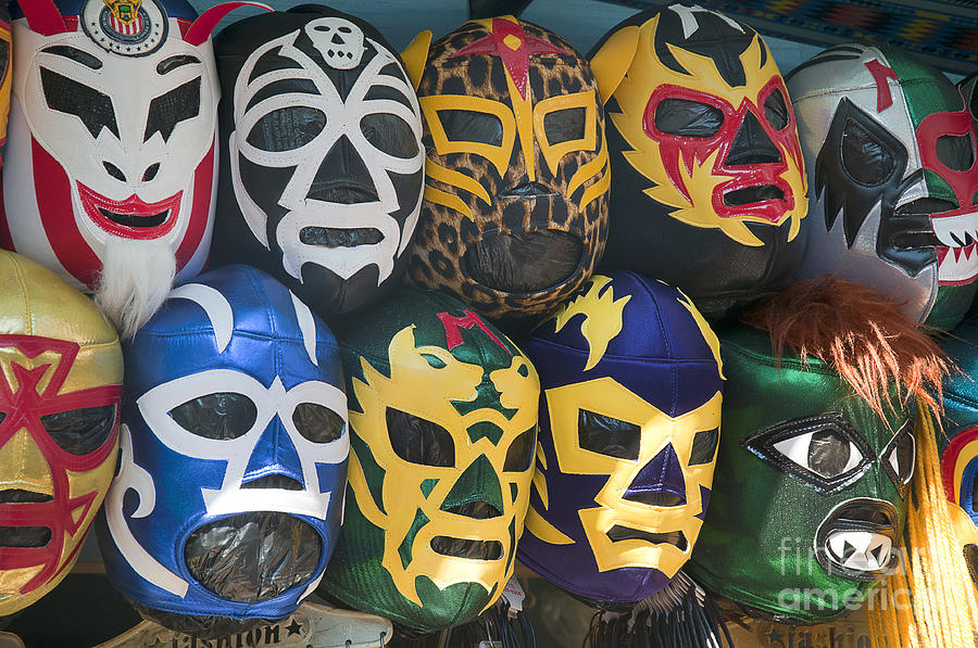 Mexican Masks Photograph by Brenda Kean