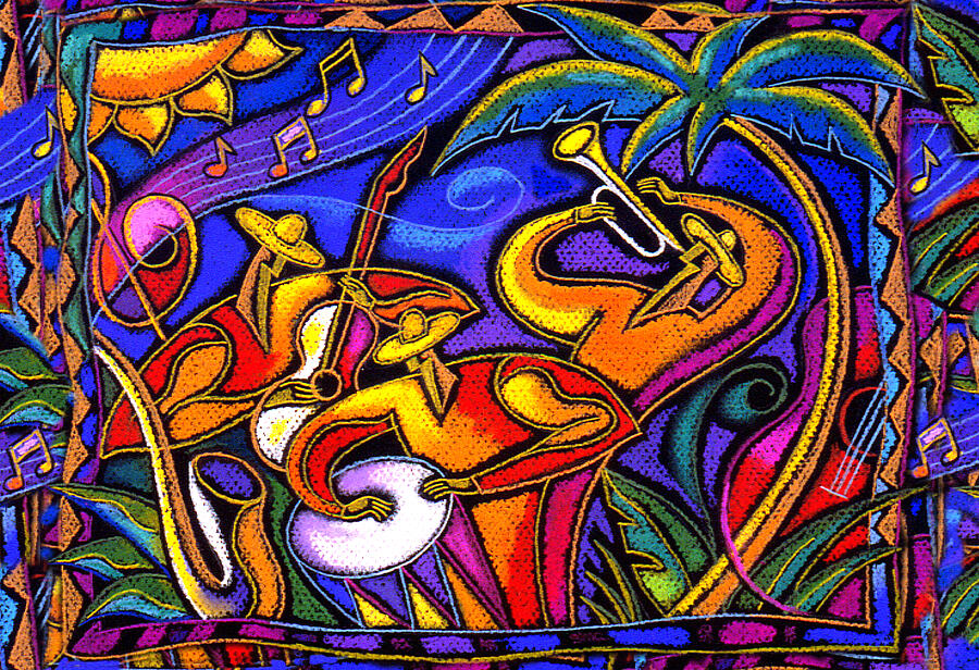 Latin Music Painting