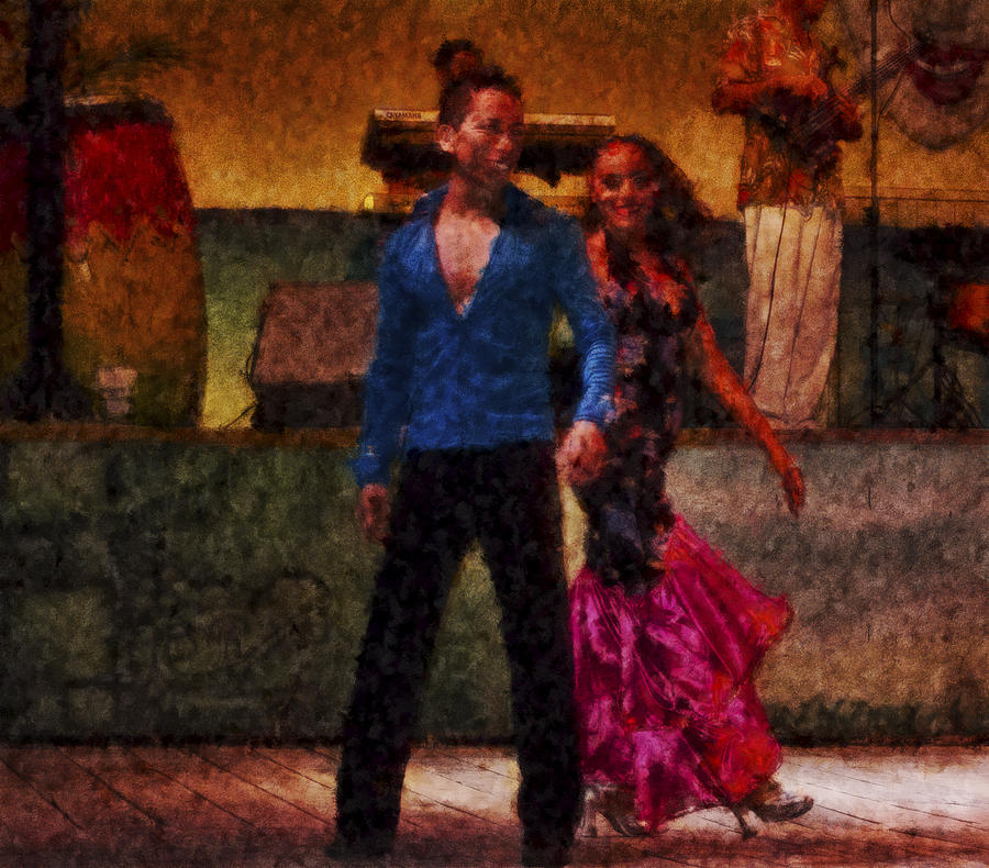 Mexican Traditional Dancing Couple Photograph by Douglas Barnard - Fine ...