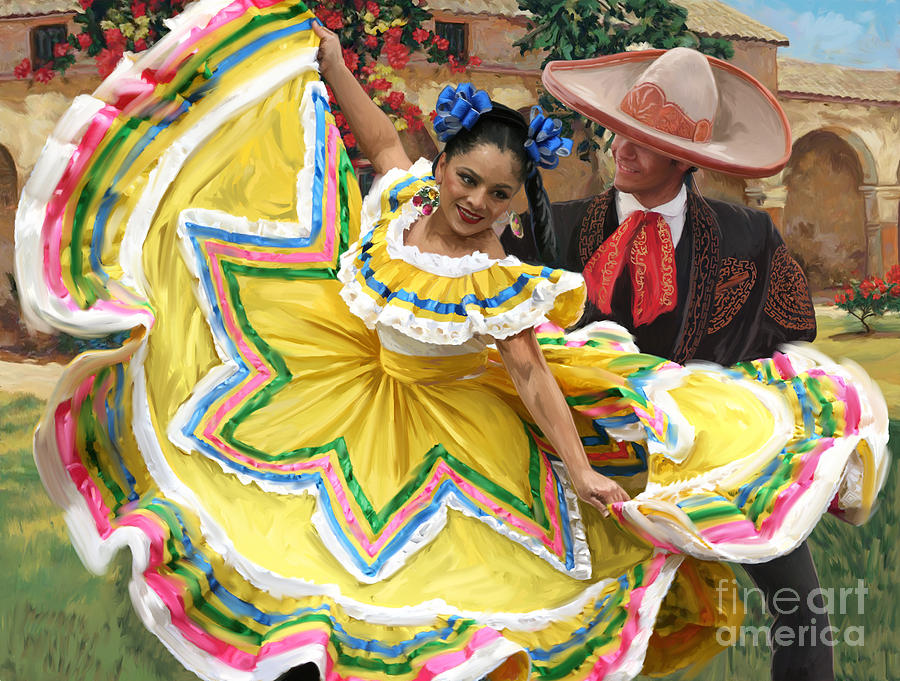 Hat Painting - MexicanHatDance by Tim Gilliland