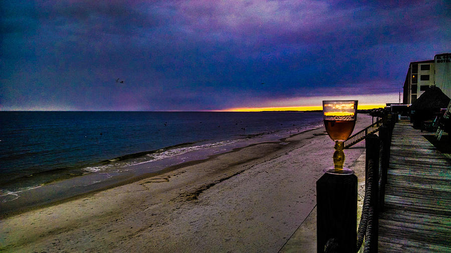 Mexico Beach Wine Time Photograph by Jeff Kurtz