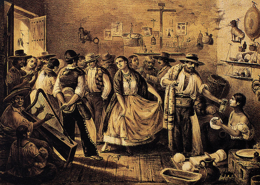 Mexico Daily Life, C1855 Drawing by Granger