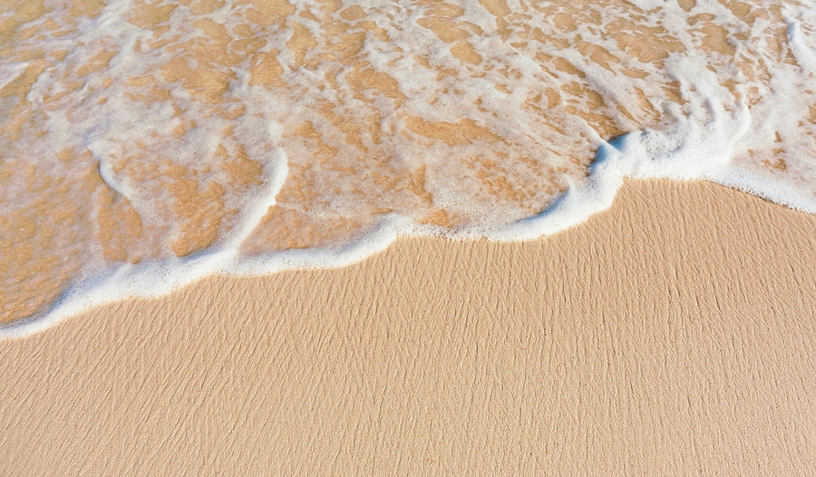 Mexico, Yucatan, Sea Waves On Beach Sand Photograph by Tetra Images