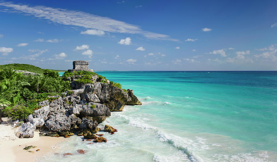 Mexico, Yucatan, Tulum, Beach With Photograph by Tetra Images