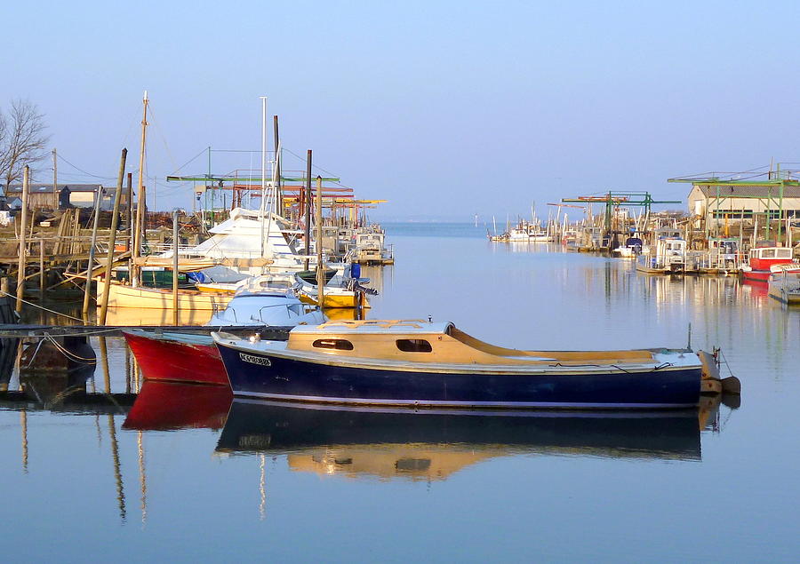 Boat Photograph - Meyran Oyster Port by Bishopston Fine Art