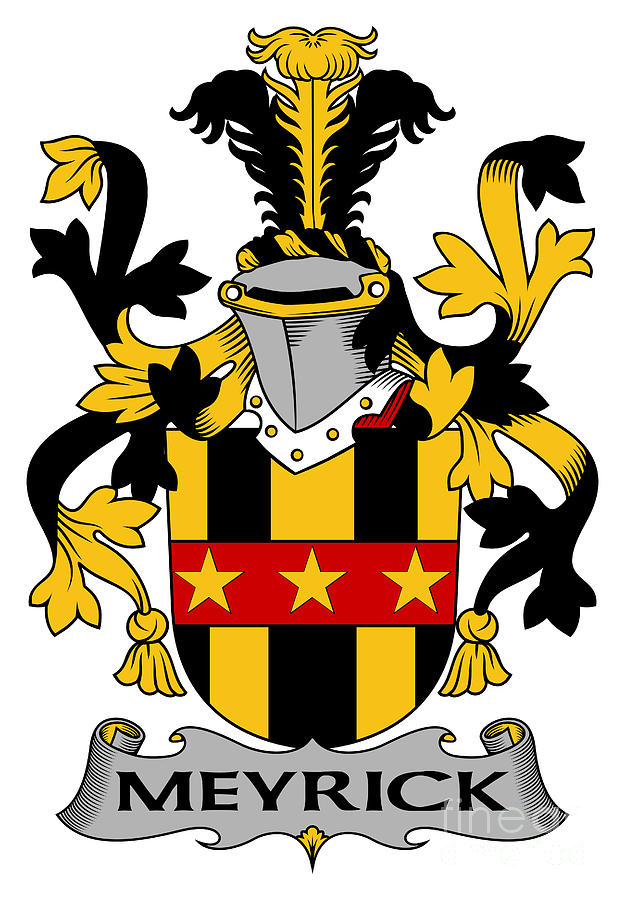 Meyrick Coat Of Arms Irish Digital Art by Heraldry