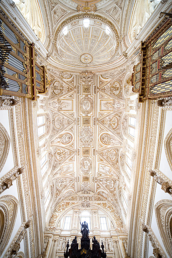 Mezquita Cathedral Ceiling in Cordoba Photograph by Artur Bogacki