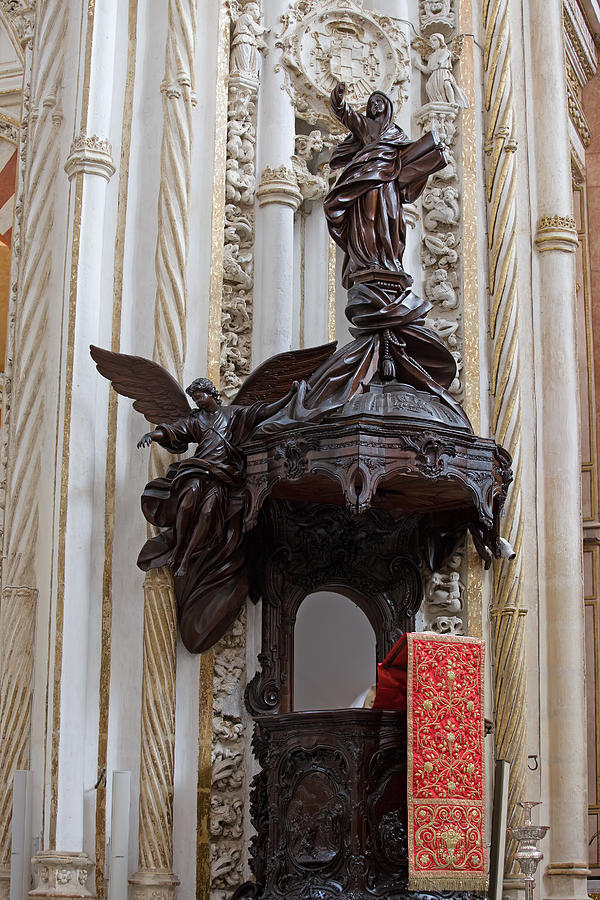 Mezquita Cathedral Pulpit in Cordoba Photograph by Artur Bogacki