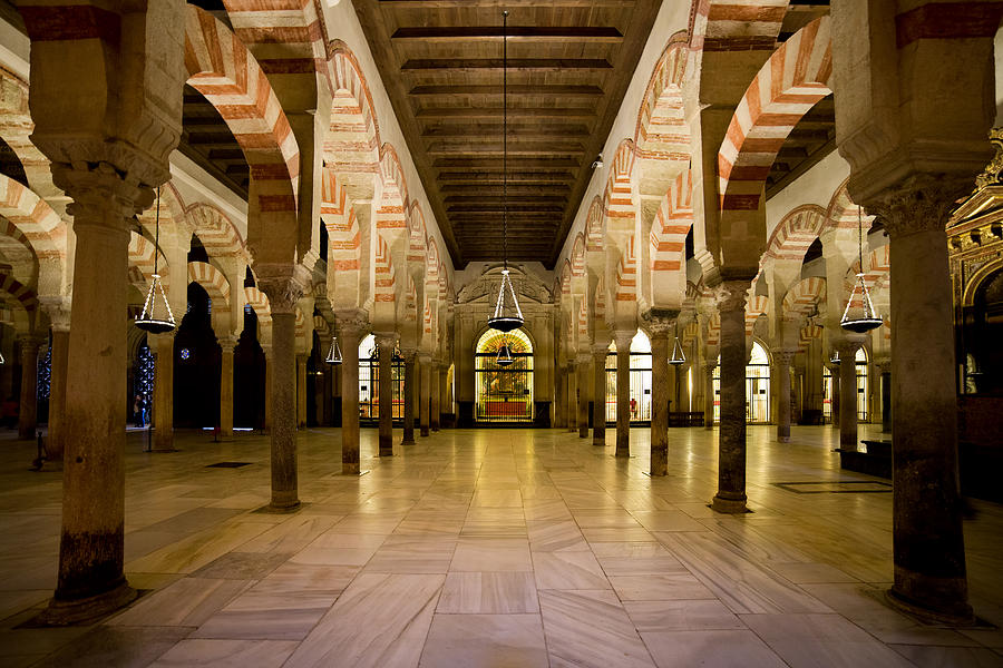Architecture Photograph - Mezquita Interior in Cordoba by Artur Bogacki