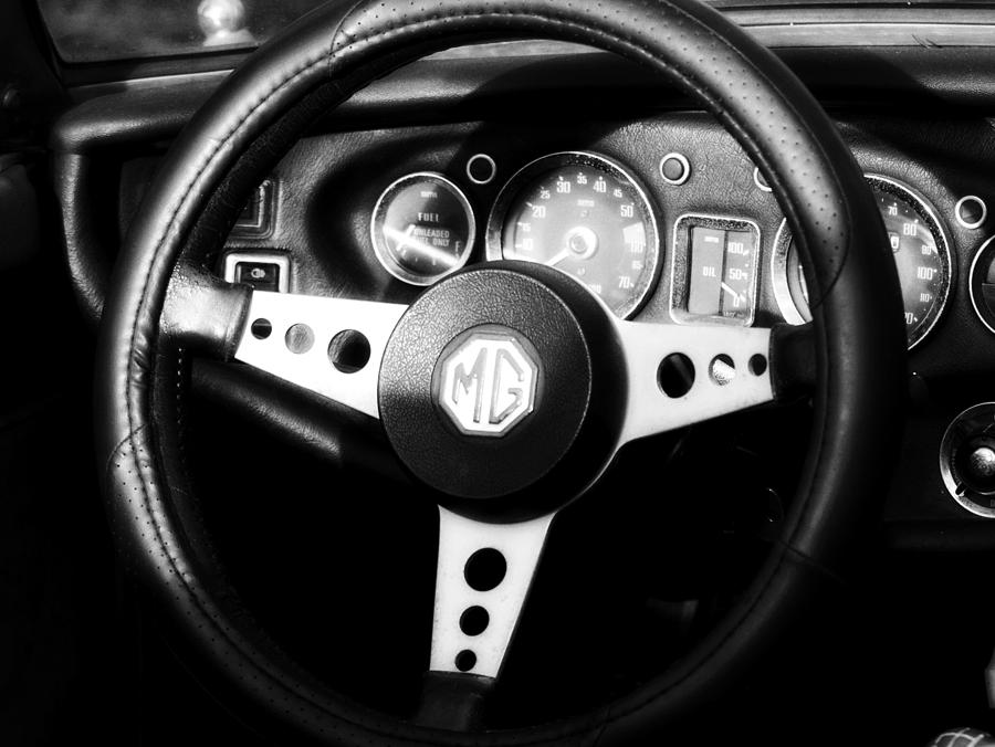 MG Dashboard Photograph by Denise Beverly