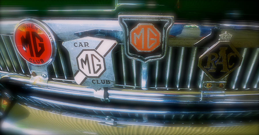 MGB Front Grill Photograph by John Colley