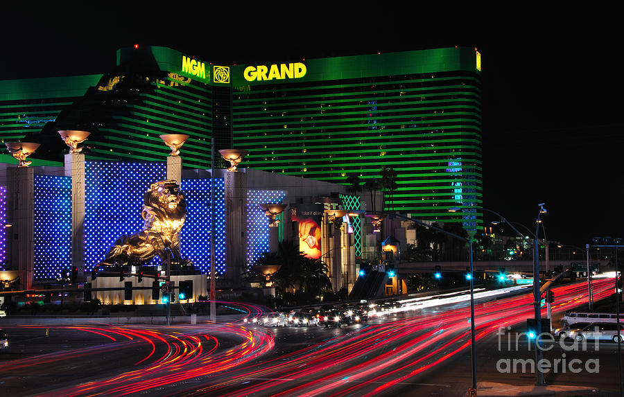 MGM Grand Hotel and Casino Photograph by Eddie Yerkish