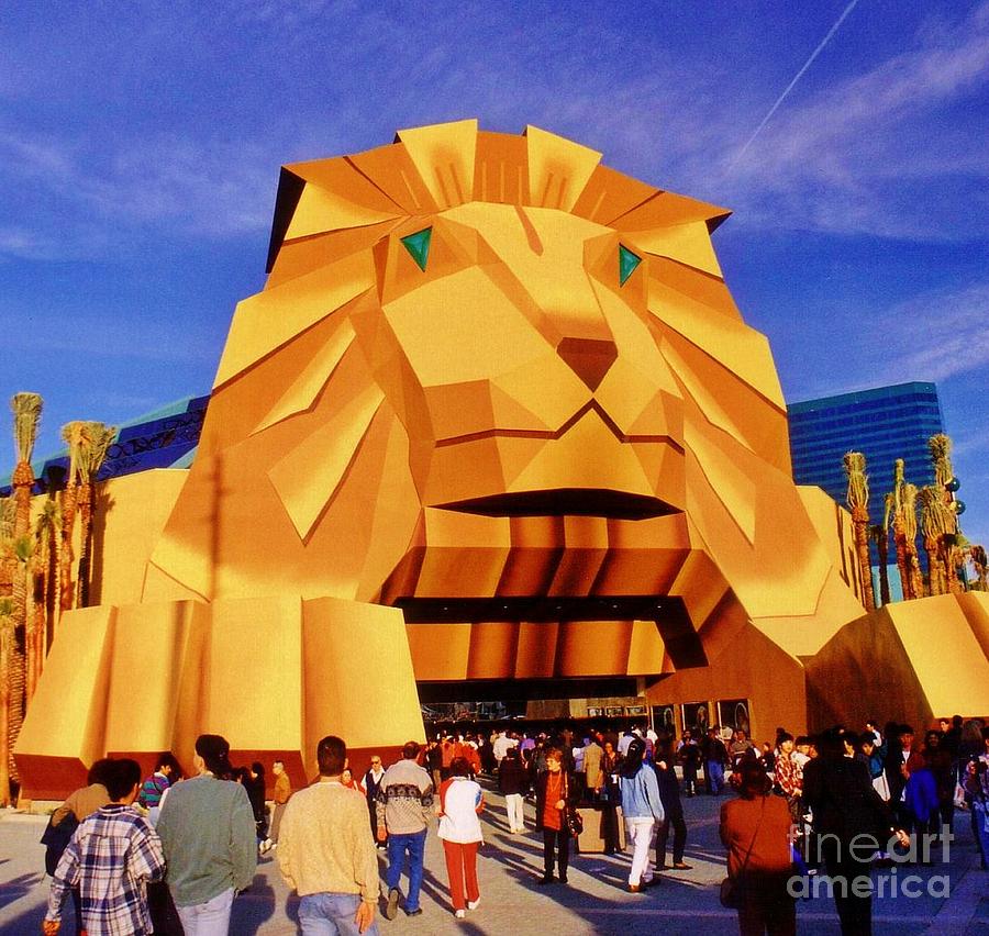 MGM Grand Lion Photograph by John Malone