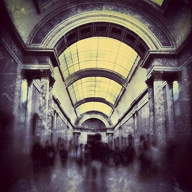 Louvre Photograph - #mgmarts #paris #france #europe #louvre by Marianna Mills