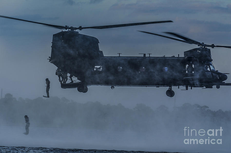 MH-47 Chinook Helicopter  Photograph by Celestial Images