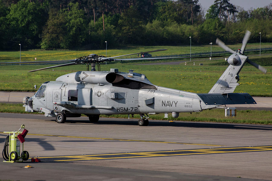 Mh-60r Asw Helicopter Of The U.s. Navy Photograph by Timm Ziegenthaler