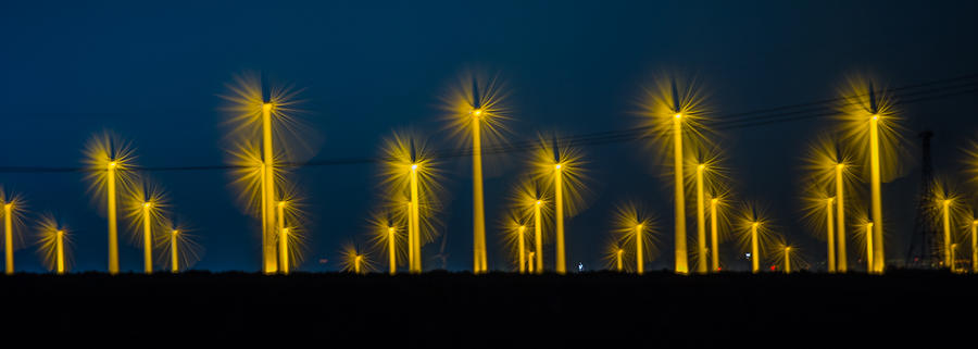MI3 Wind Turbines 2 Photograph by Scott Campbell
