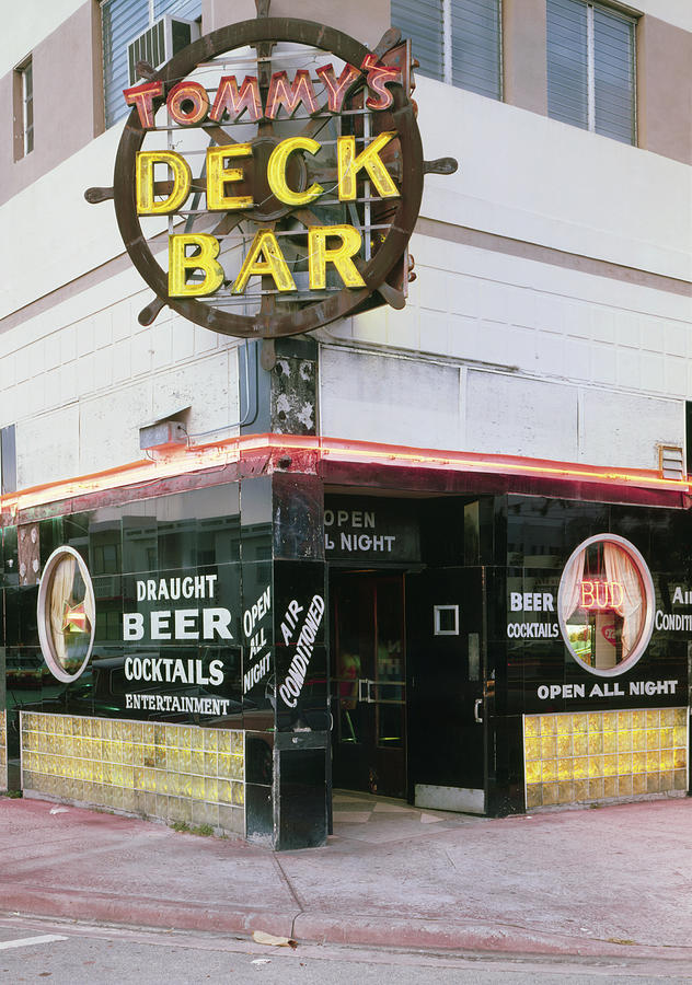 Miami Bar, 1980 Photograph by Granger