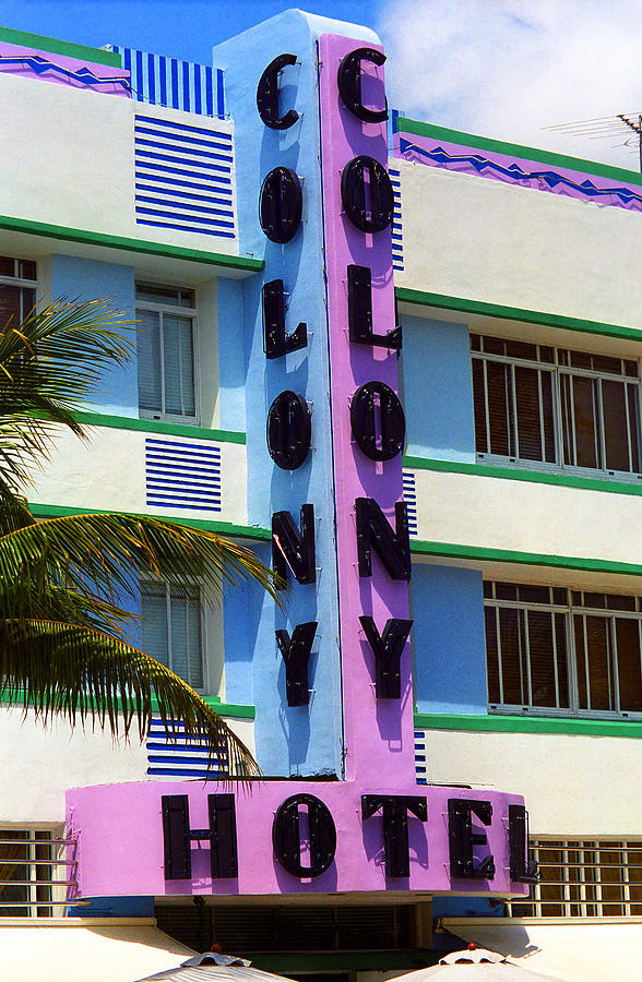 Miami South Beach - Art Deco 2003 #2 Photograph by Frank Romeo
