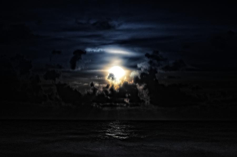 Miami Beach Moon Photograph by Culture Cruxxx